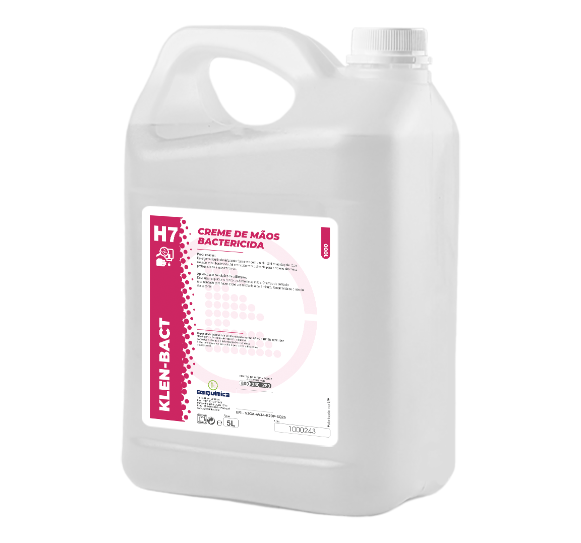 KLEN-BACT - Creme de Mãos Bactericida (5L)