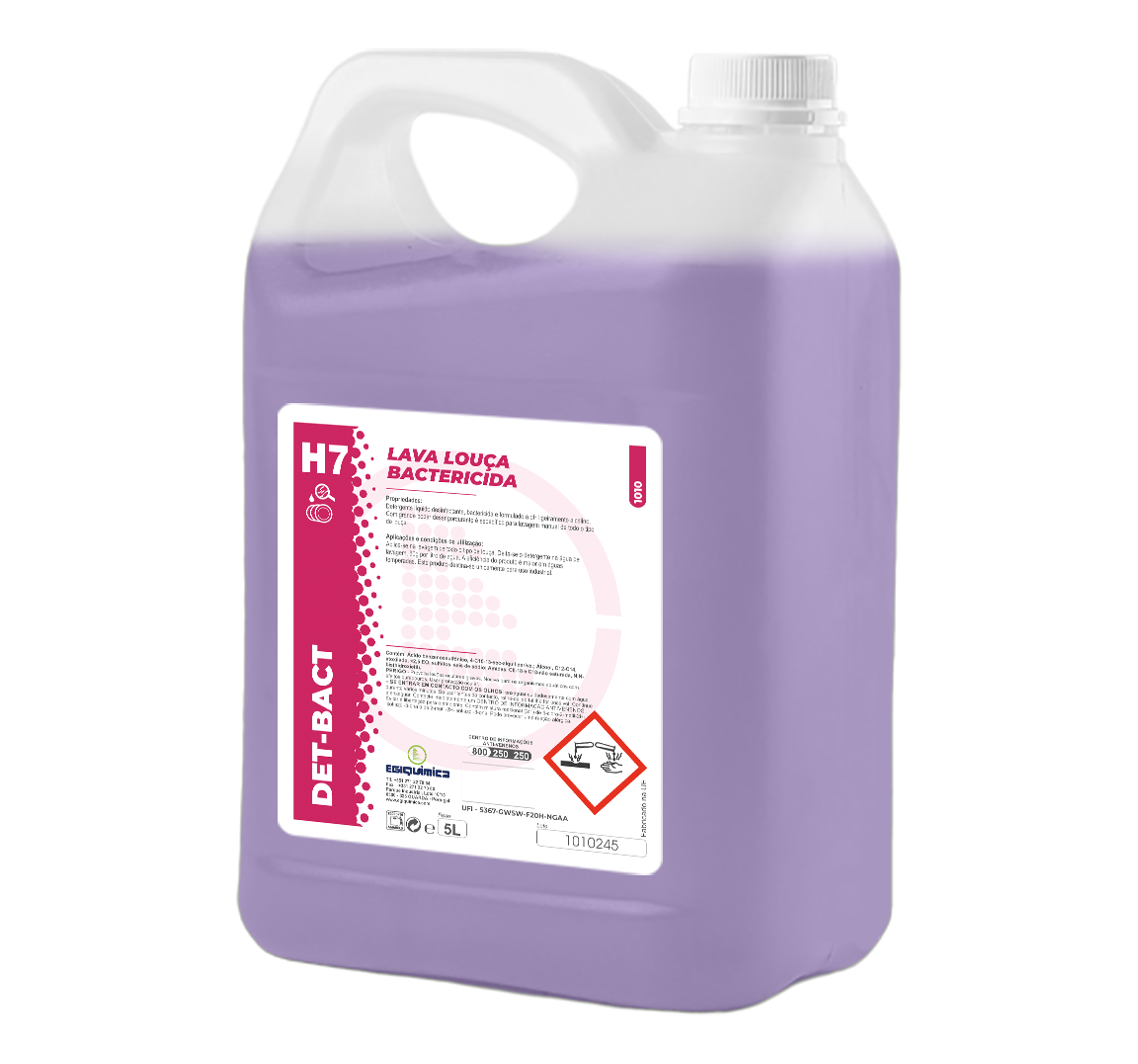 DET-BACT Lava Louça Bactericida (5L)