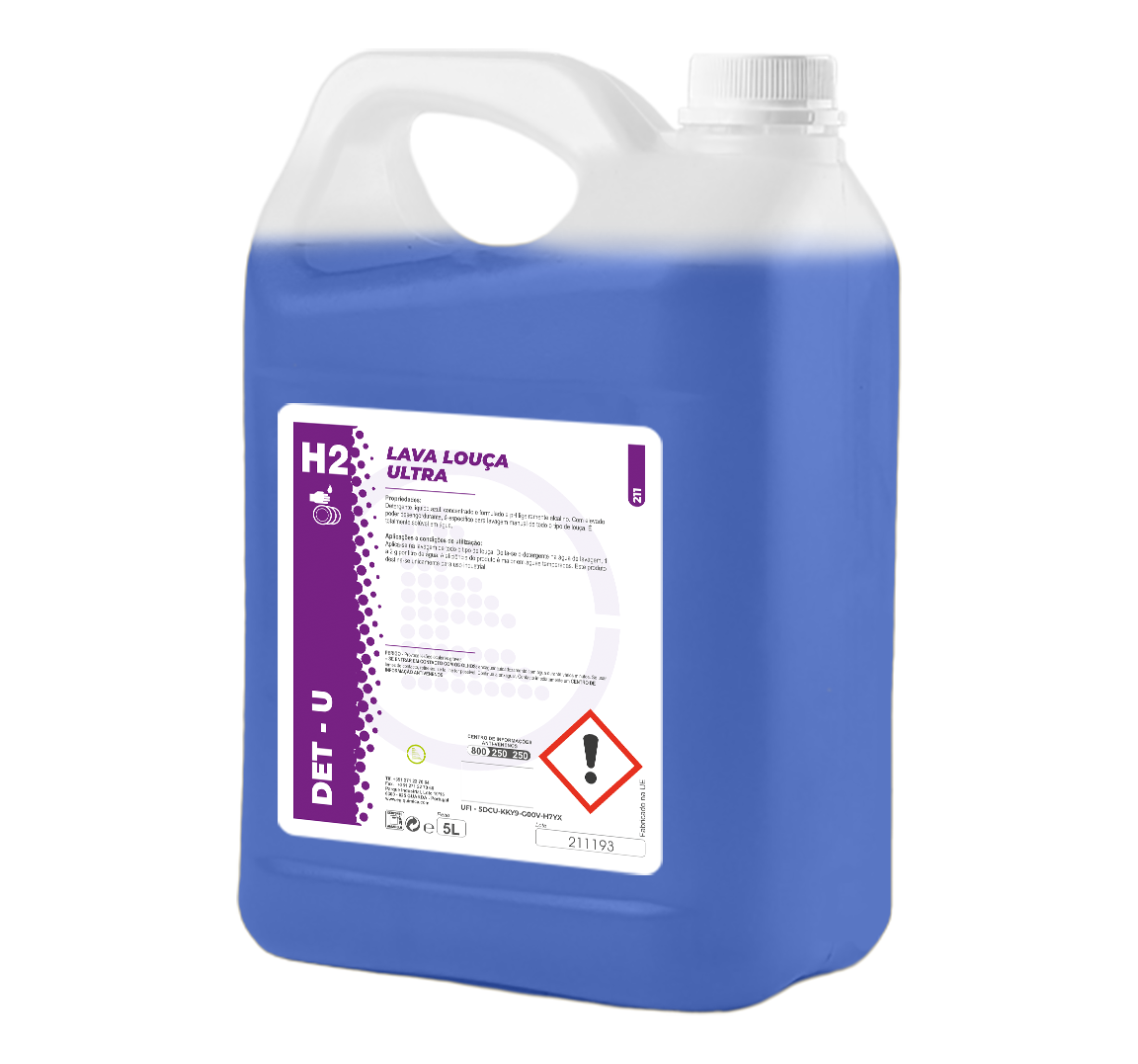 DET-U Lava Louça Manual Ultra Concentrado (5L)