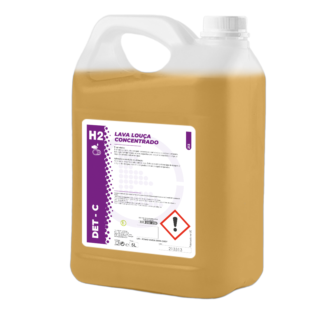 DET-C Lava Louça Manual Concentrado (5L)