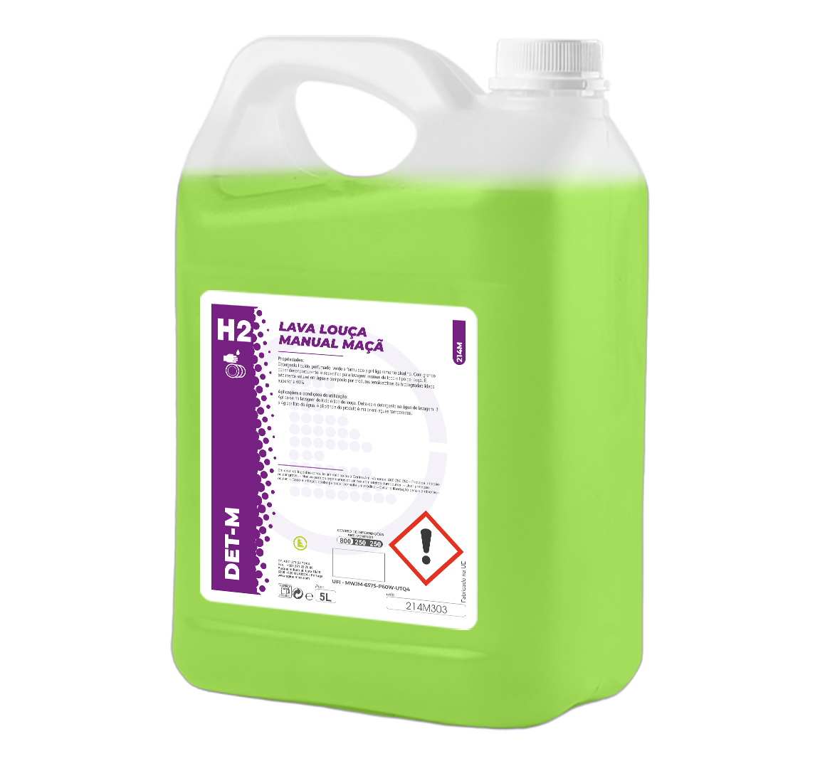 DET-M Lava Louça Manual Maçã (5L)