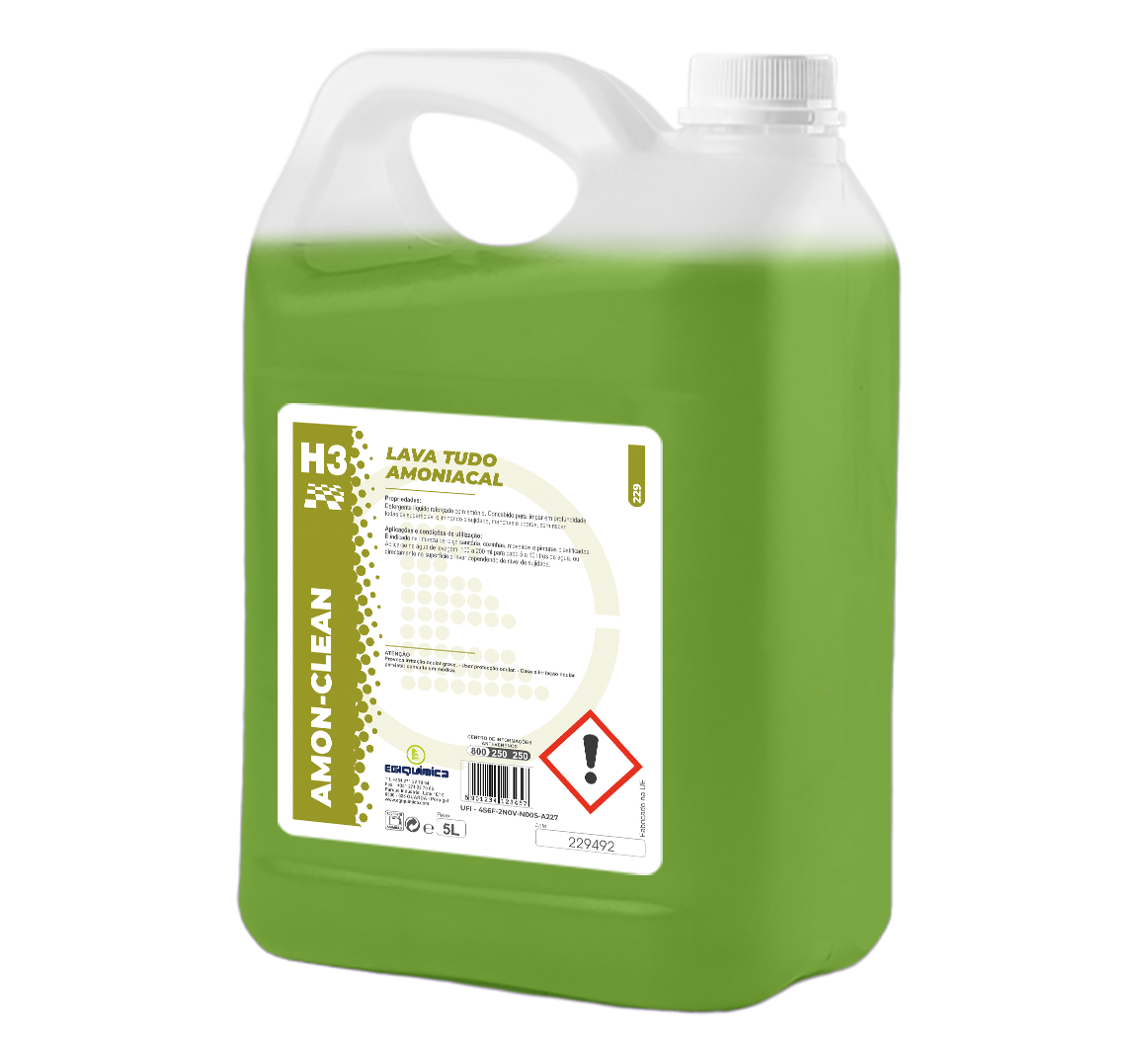 AMON-CLEAN Lava Tudo Amoniacal (5L)