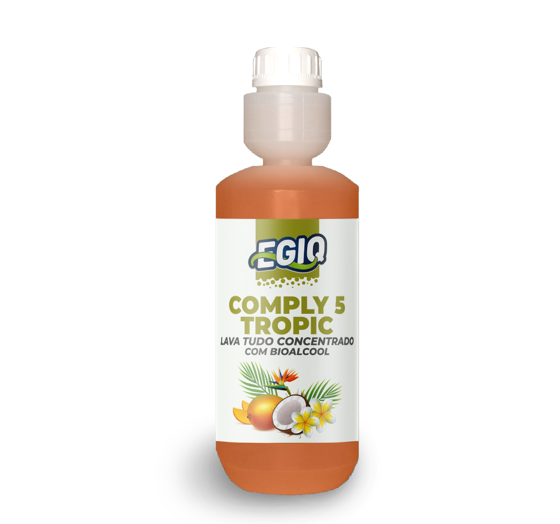 COMPLY 5 TROPICAL- Lava Tudo Concentrado com Bioalcool (Dosif 1L)