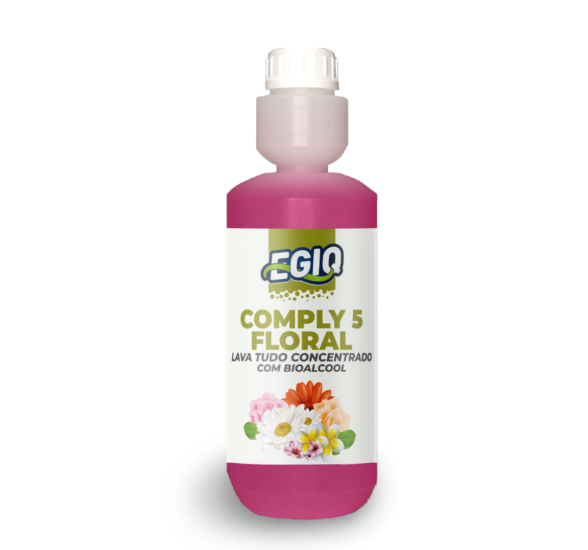 COMPLY 5 FLORAL - Lava Tudo Concentrado com Bioalcool (Dosif 1L)
