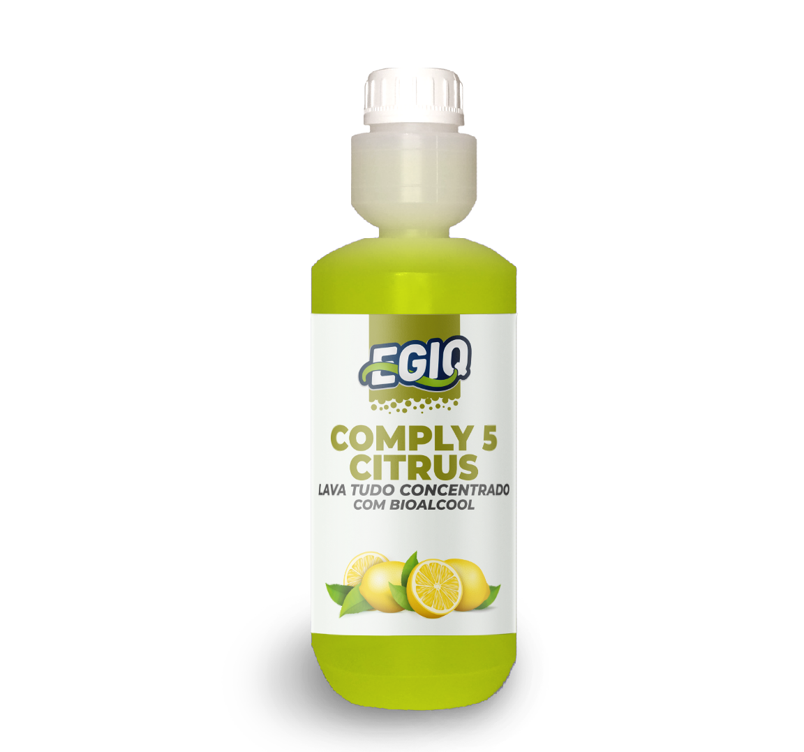 COMPLY 5 CITRUS - Lava Tudo Concentrado com Bioalcool (Dosif 1L)